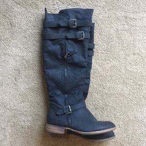 Just below the knee boots